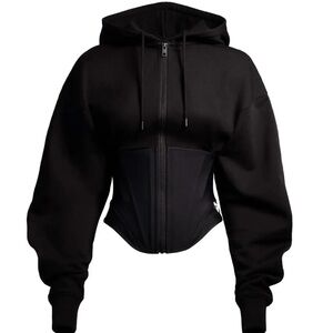 MUGLER corset hoodie NWT - H&M XXL